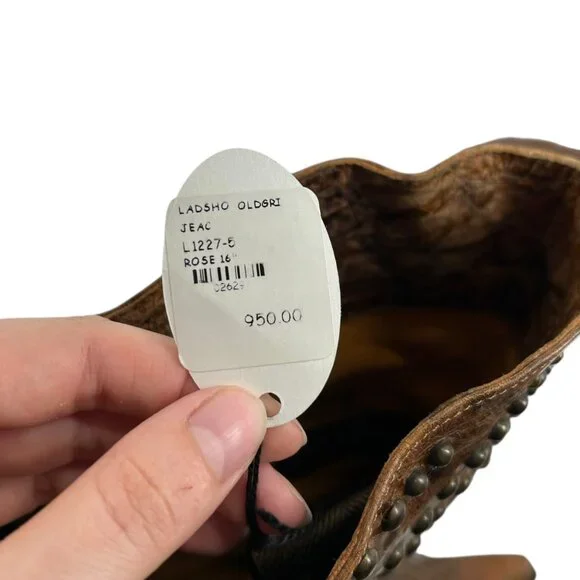 NWT Old Gringo Roze 16" Studded Cowboy Boots - Picture 13 of 14